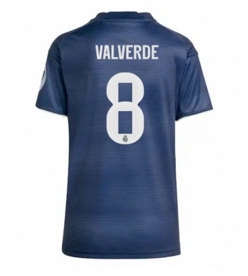 Real Madrid Federico Valverde #8 Udebanetrøje Dame 2025-26 Kortærmet